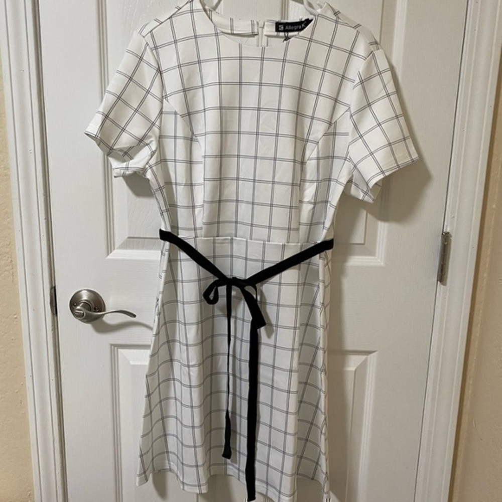 Allegra K | Women | Checkered Dress